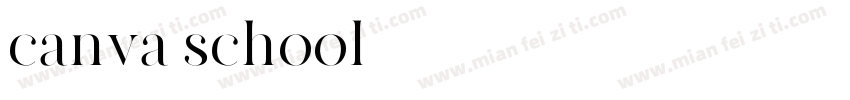 canva school字体转换